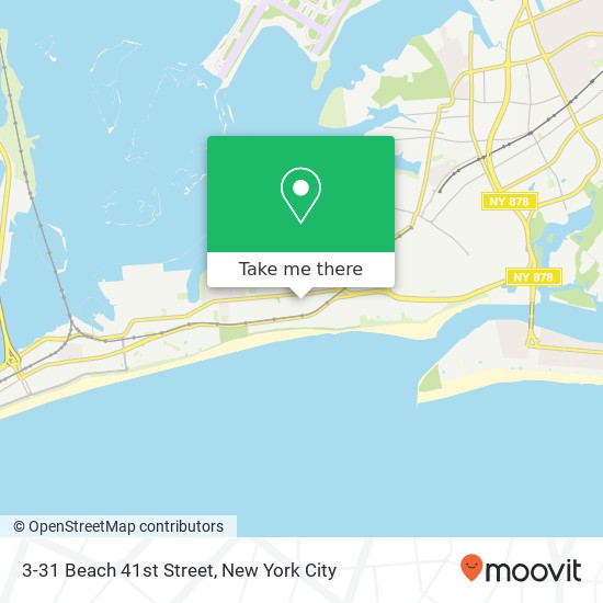 Mapa de 3-31 Beach 41st Street, 3-31 Beach 41st St, Far Rockaway, NY 11691, USA