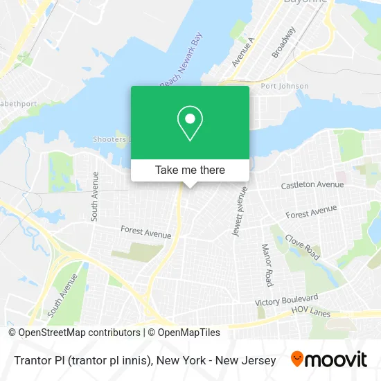 Mapa de Trantor Pl (trantor pl innis)