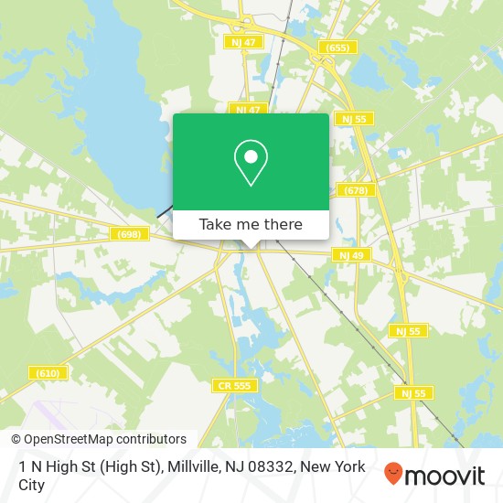 1 N High St (High St), Millville, NJ 08332 map