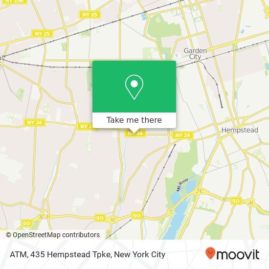 Mapa de ATM, 435 Hempstead Tpke