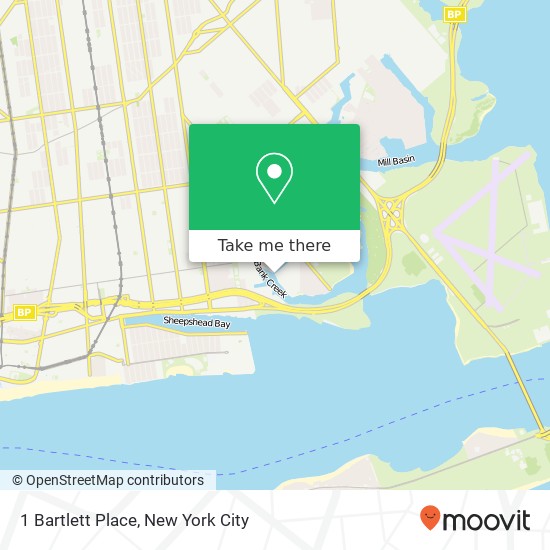 1 Bartlett Place map