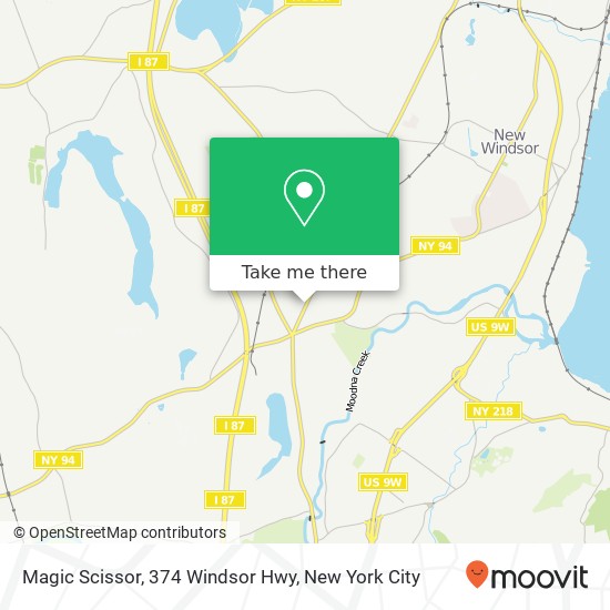 Magic Scissor, 374 Windsor Hwy map