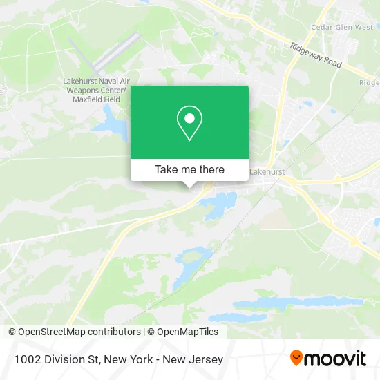 1002 Division St map