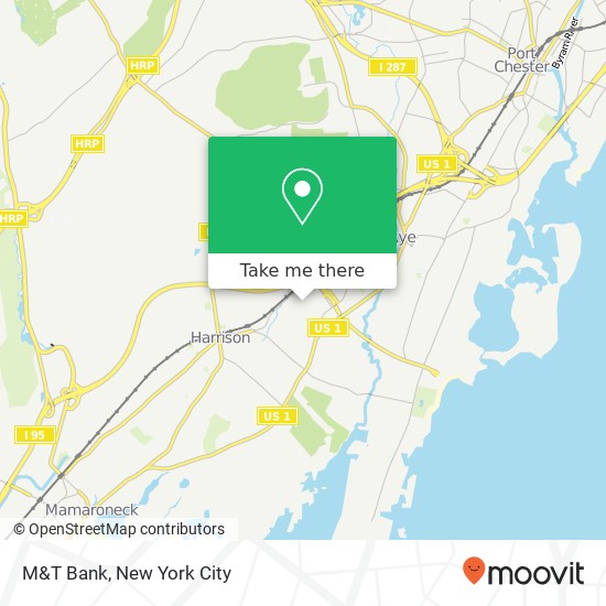 Mapa de M&T Bank, 101 Theall Rd