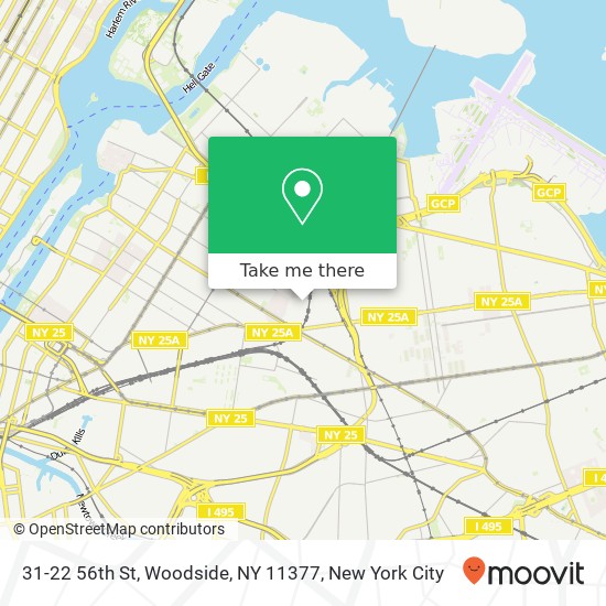 31-22 56th St, Woodside, NY 11377 map