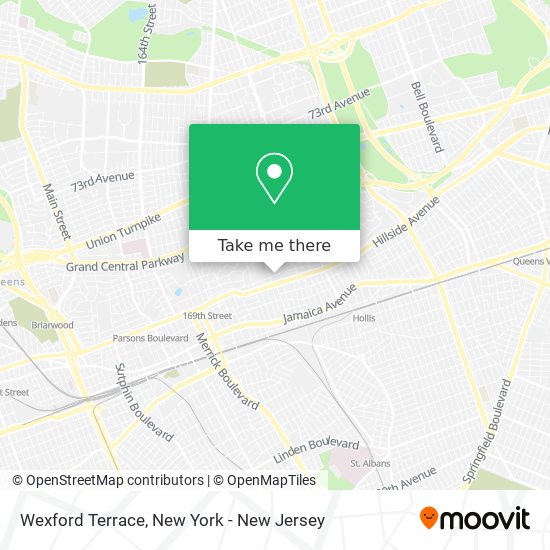 Wexford Terrace map