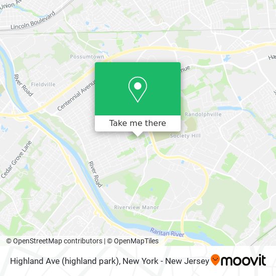 Mapa de Highland Ave (highland park)