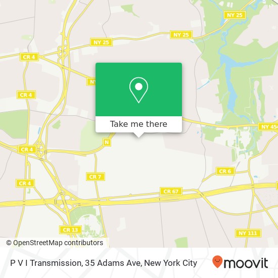 P V I Transmission, 35 Adams Ave map