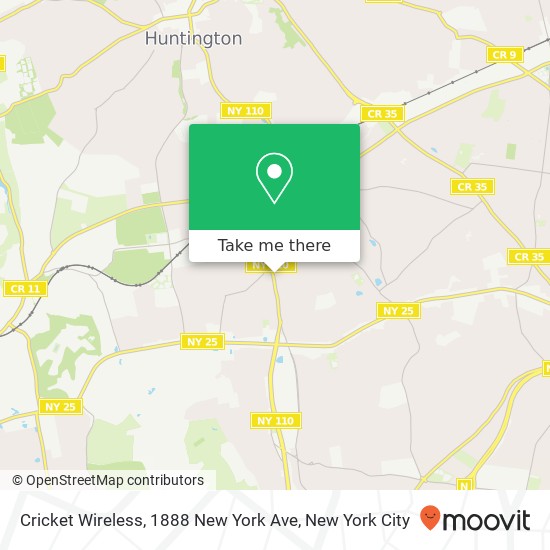 Cricket Wireless, 1888 New York Ave map