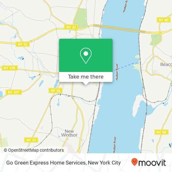 Mapa de Go Green Express Home Services, 145 S William St