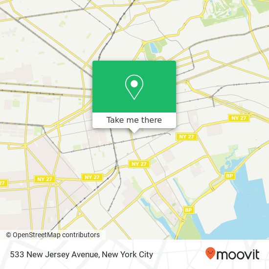 Mapa de 533 New Jersey Avenue