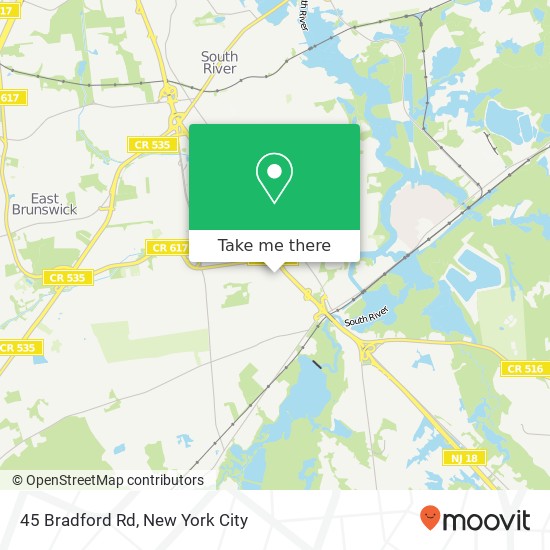45 Bradford Rd, East Brunswick, NJ 08816 map