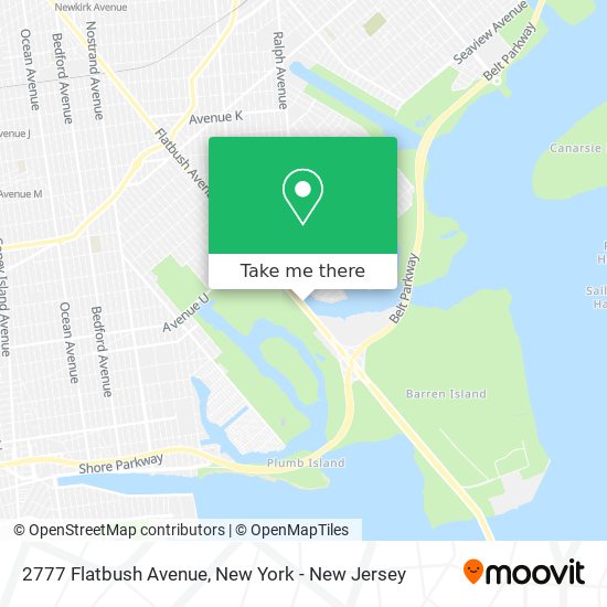 2777 Flatbush Avenue map