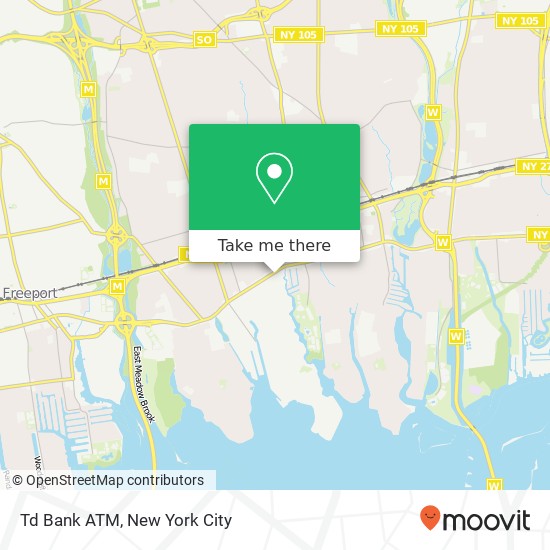 Td Bank ATM, 2260 Merrick Rd map