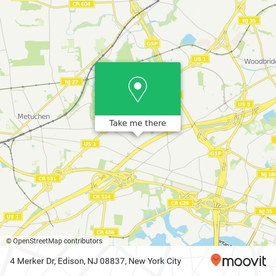 4 Merker Dr, Edison, NJ 08837 map