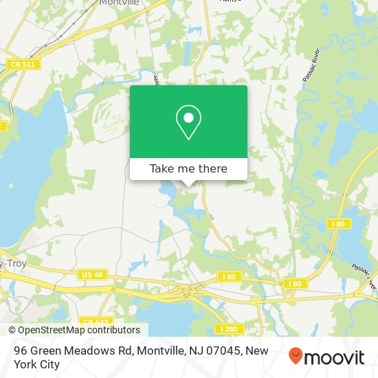 96 Green Meadows Rd, Montville, NJ 07045 map