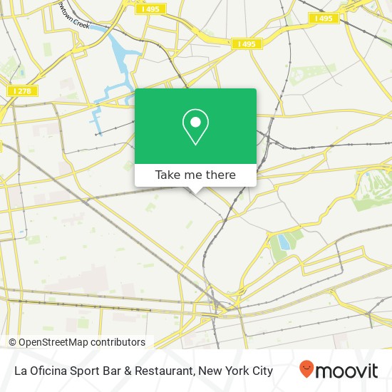 Mapa de La Oficina Sport Bar & Restaurant