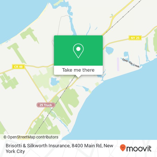 Mapa de Brisotti & Silkworth Insurance, 8400 Main Rd