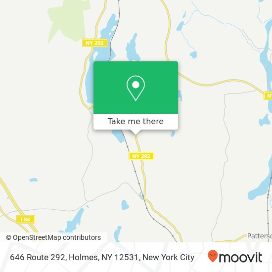 Mapa de 646 Route 292, Holmes, NY 12531