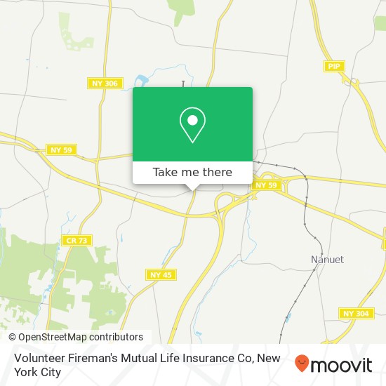 Mapa de Volunteer Fireman's Mutual Life Insurance Co, 501 Chestnut Ridge Rd