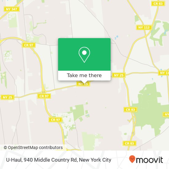 U-Haul, 940 Middle Country Rd map