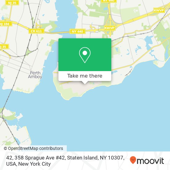 42, 358 Sprague Ave #42, Staten Island, NY 10307, USA map