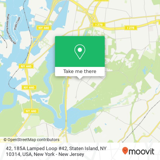 42, 185A Lamped Loop #42, Staten Island, NY 10314, USA map