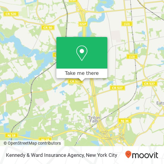 Kennedy & Ward Insurance Agency, 1201 Sycamore Ave map