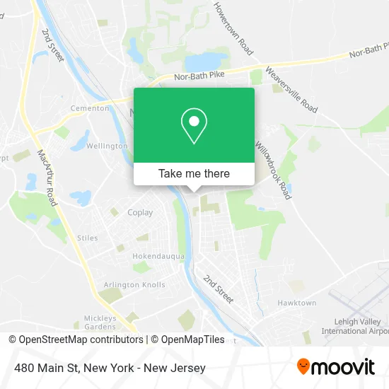 480 Main St map