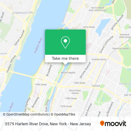 3579 Harlem River Drive map