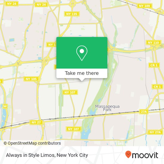 Mapa de Always in Style Limos