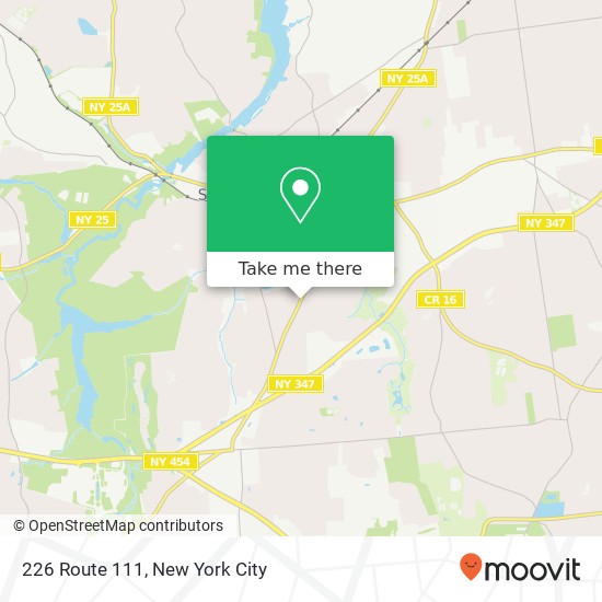 Mapa de 226 Route 111, 226 NY-111, Smithtown, NY 11787, USA