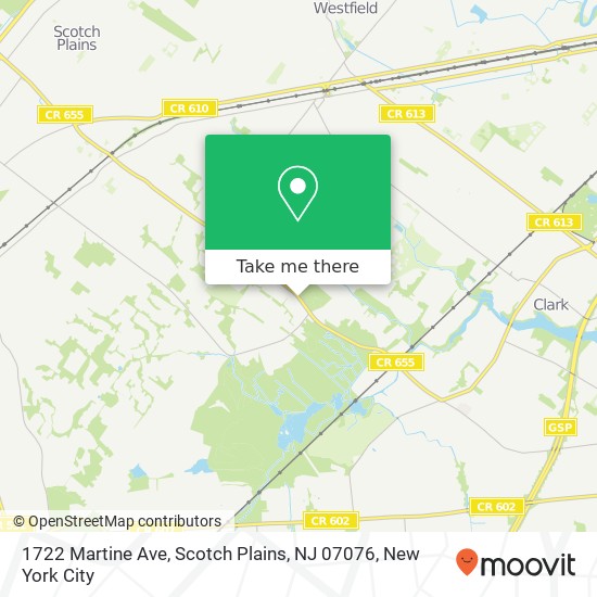 1722 Martine Ave, Scotch Plains, NJ 07076 map