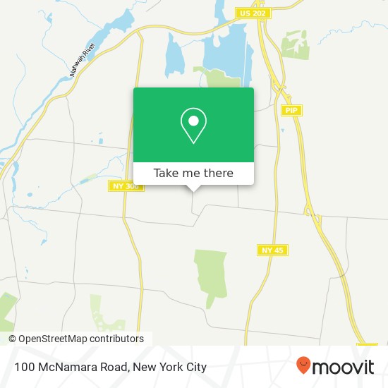 Mapa de 100 McNamara Road, 100 McNamara Rd, Spring Valley, NY 10977, USA