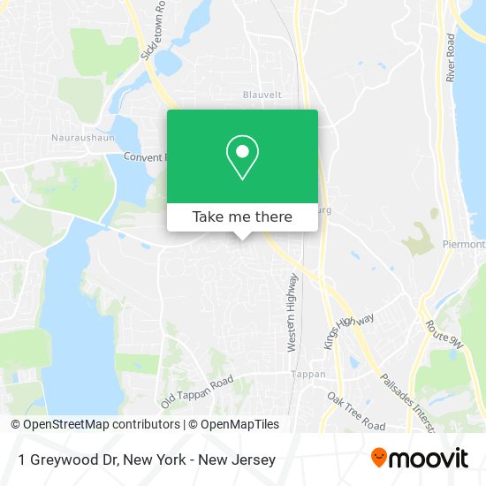 Mapa de 1 Greywood Dr