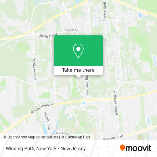 Winding Path, Winding Path, Manorville, NY 11949, USA map