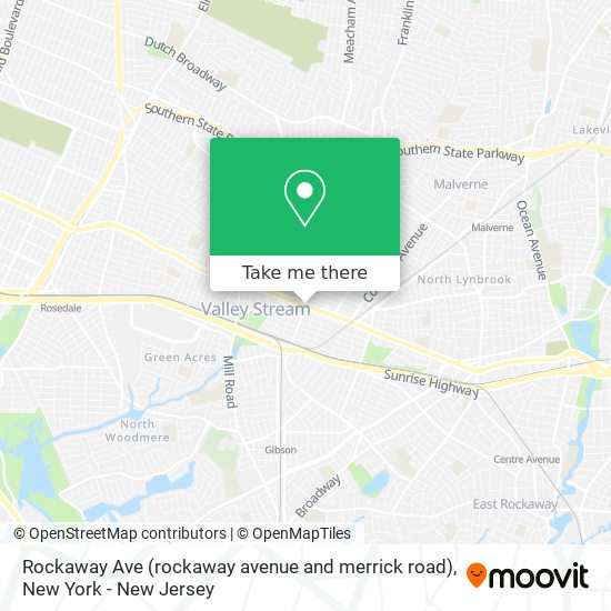 Rockaway Ave (rockaway avenue and merrick road) map