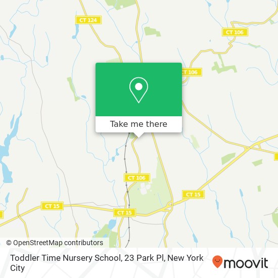 Mapa de Toddler Time Nursery School, 23 Park Pl