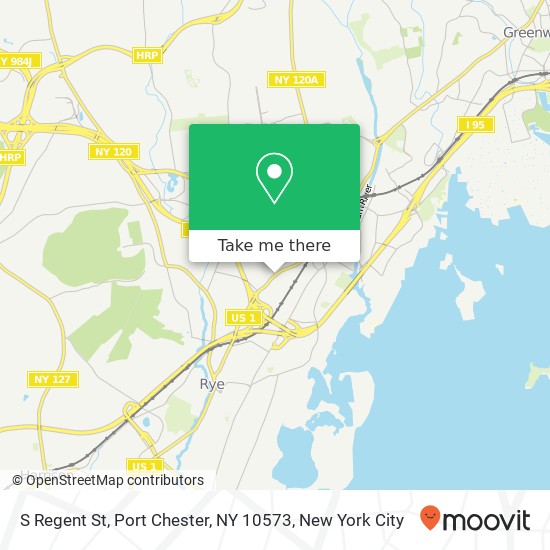 Mapa de S Regent St, Port Chester, NY 10573
