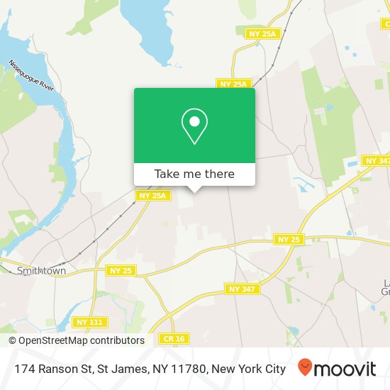 174 Ranson St, St James, NY 11780 map