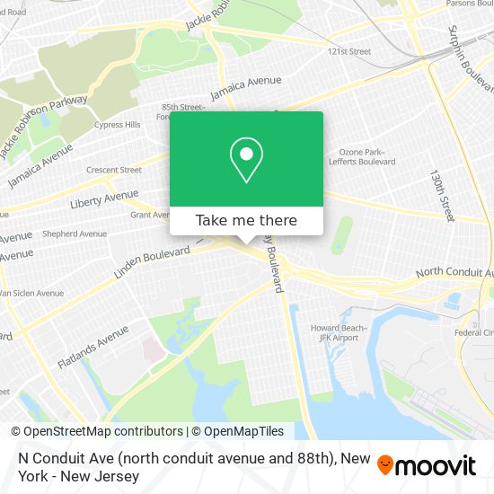 Mapa de N Conduit Ave (north conduit avenue and 88th)