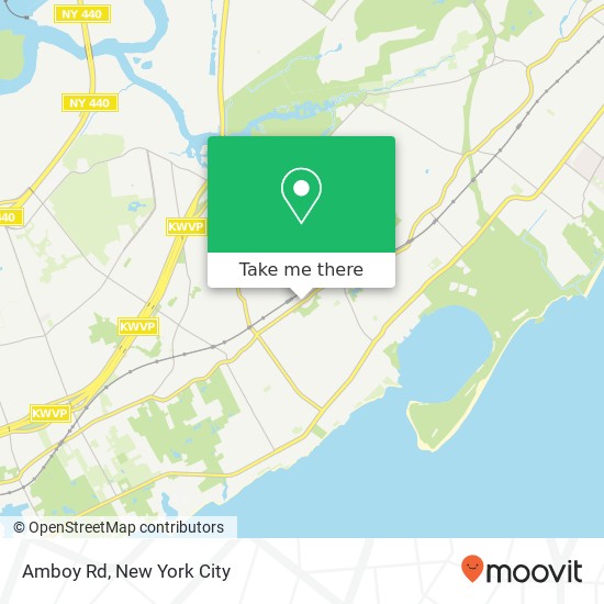 Mapa de Amboy Rd, Staten Island, NY 10308