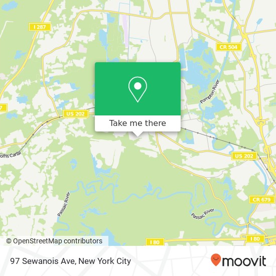 Mapa de 97 Sewanois Ave, Lincoln Park, NJ 07035