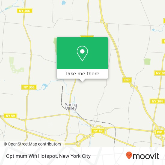 Mapa de Optimum Wifi Hotspot, 5 Spring Valley Cmn