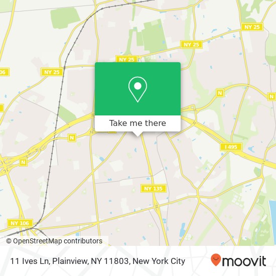 11 Ives Ln, Plainview, NY 11803 map