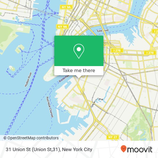 31 Union St (Union St,31), Brooklyn, NY 11231 map