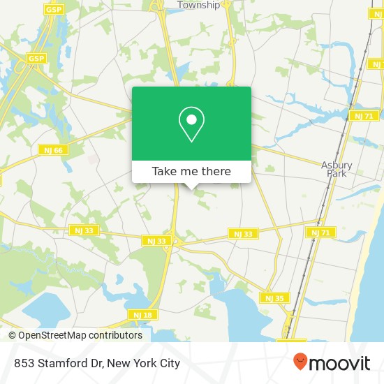 853 Stamford Dr, Neptune Twp, NJ 07753 map