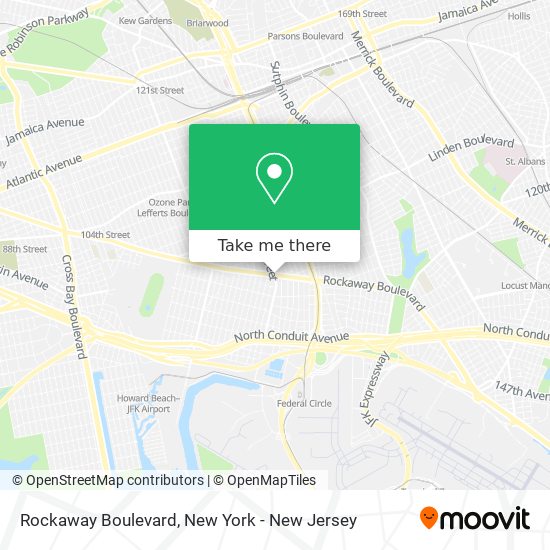 Rockaway Boulevard map