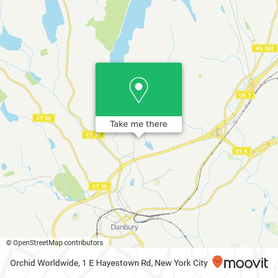 Mapa de Orchid Worldwide, 1 E Hayestown Rd