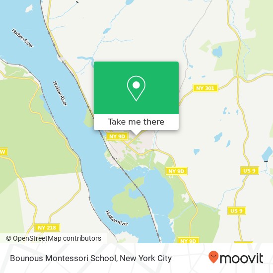 Mapa de Bounous Montessori School, 224 Main St